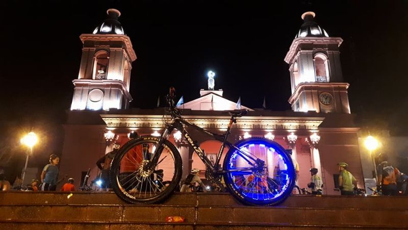 Bicicleteada de 25 kilómetros para honrar a la Virgen del Valle