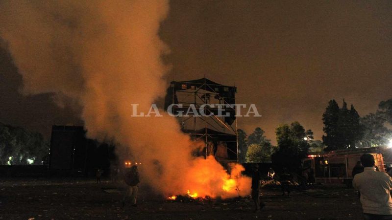 Equipos quemados en el recital del "Pity" están valuados en U$S400.000