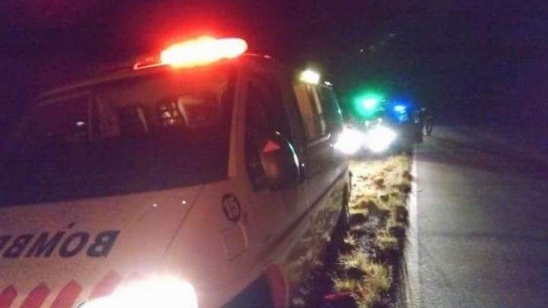 Cayó más de 100 metros con su auto en las Altas Cumbres y sobrevivió