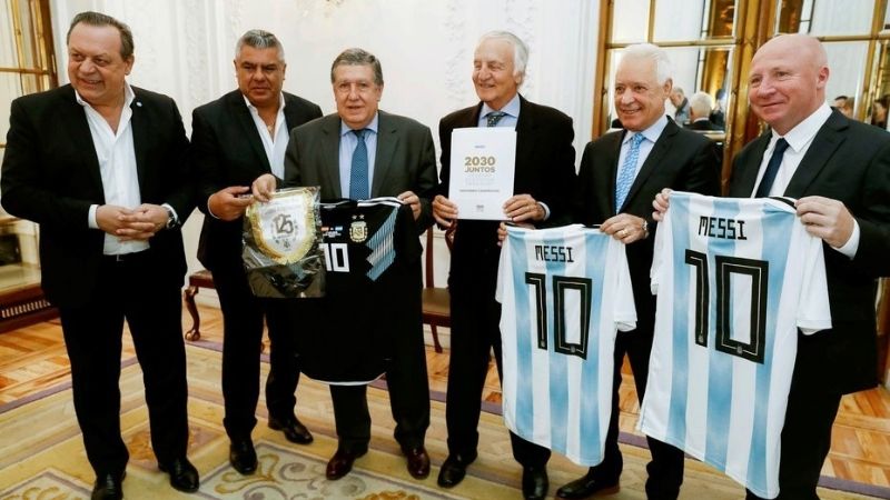 Candidatura al Mundial 2030, con fuerte predominio de Argentina