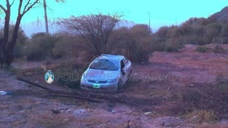 Volcó una camioneta en Tinogasta