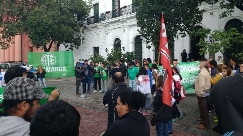 Movilización contra los despidos en Agricultura Familiar