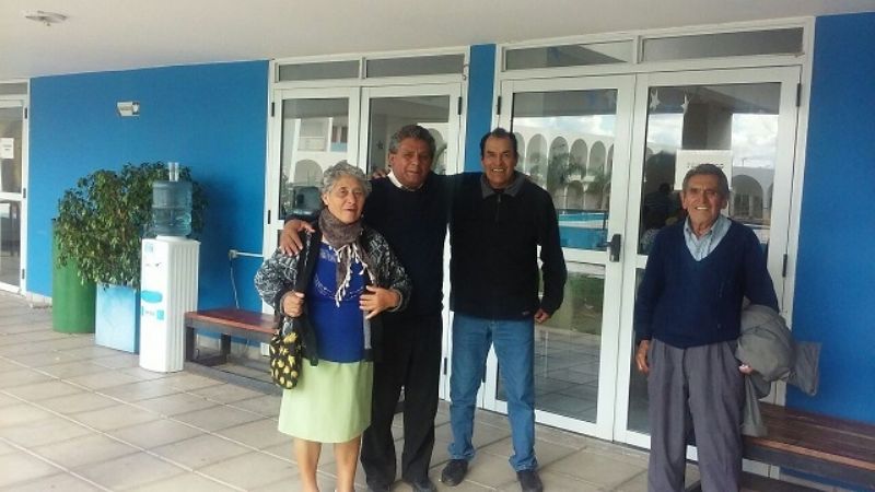 El intendente Gómez visitó a los abuelos sanjoseños