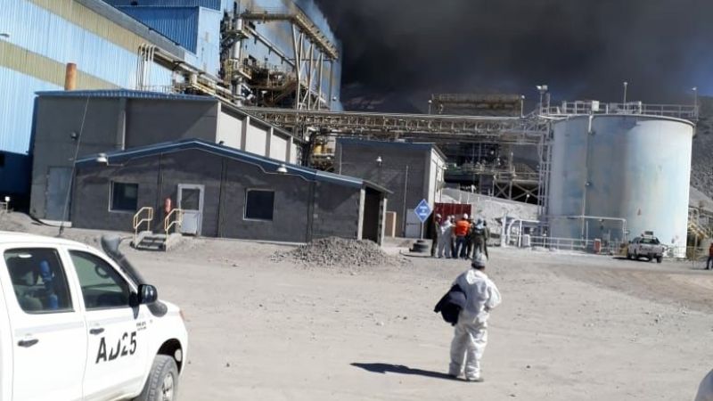 Está sofocado el incendio en el yacimiento de Bajo La Alumbrera