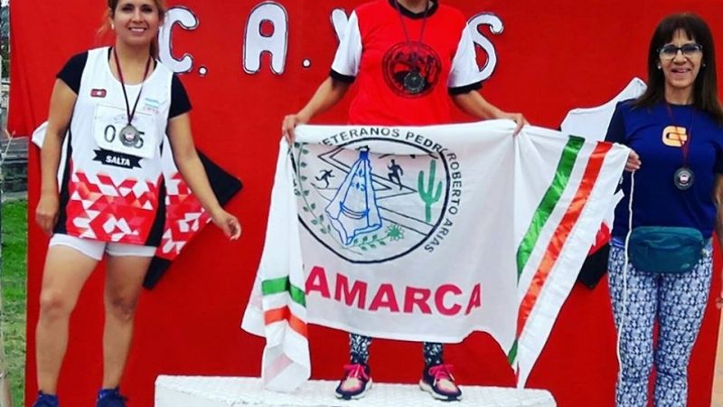 Catorce medallas catamarqueñas Máster en  Salta