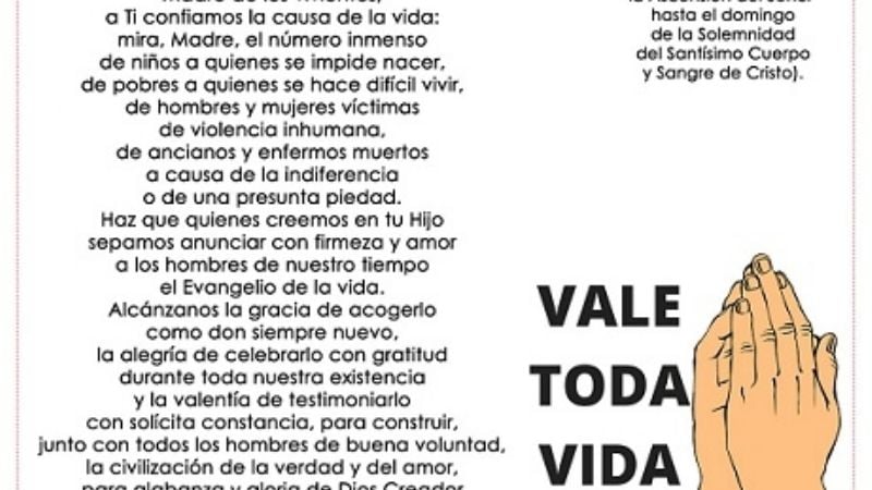 El Episcopado convoca a la Iglesia  Argentina a la orar por la Vida