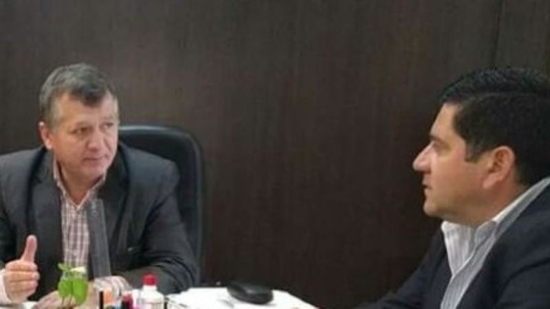 Ojeda visitó al ministro de Salud