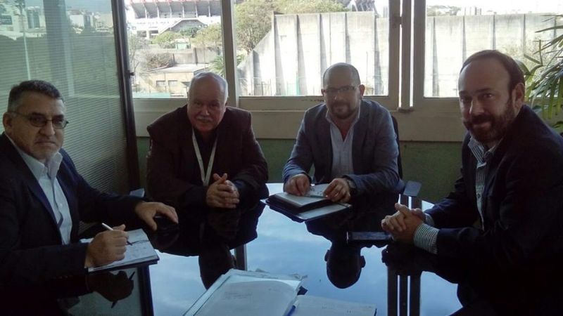 Senadores se reunieron con funcionarios nacionales