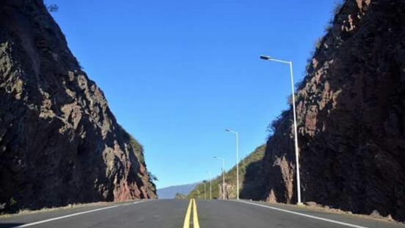 Detalles de la Quebrada de Morerira, que se inaugurará el lunes