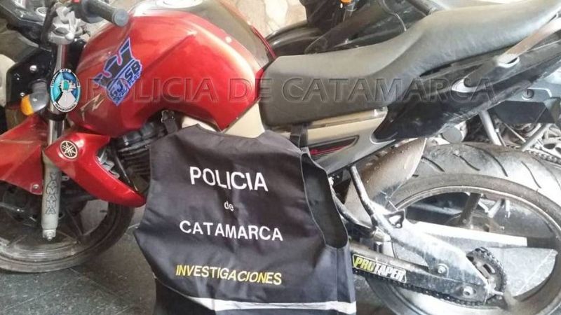 Recuperan una moto robada