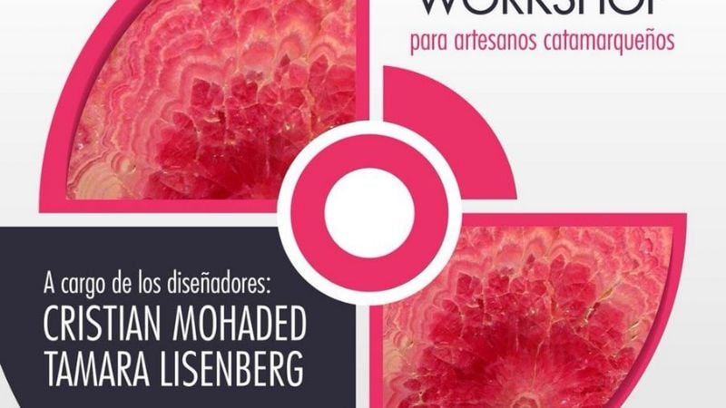 Convocan a artesanos catamarqueños al concurso de diseño con rodocrosita