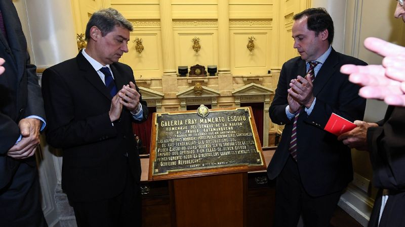 Homenaje a Fray Mamerto Esquiú  en el Senado de la Nación