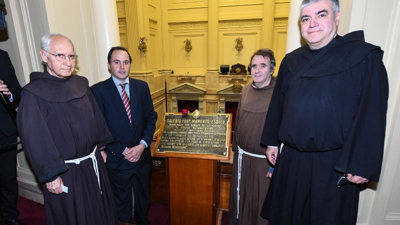 Homenaje a Fray Mamerto Esquiú  en el Senado de la Nación