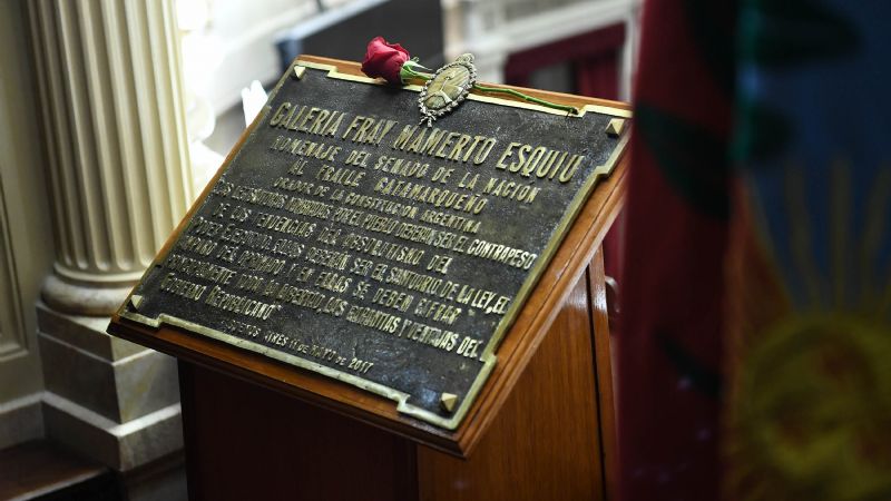Homenaje a Fray Mamerto Esquiú  en el Senado de la Nación