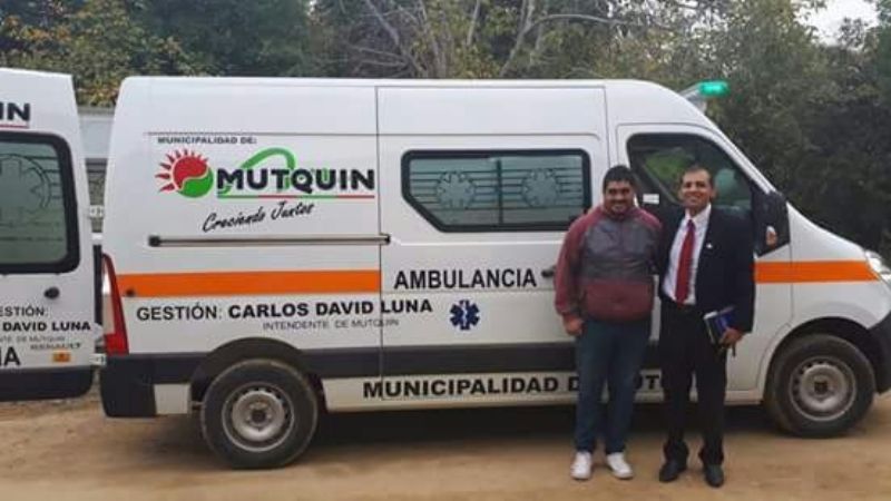 Mutquín tiene nueva ambulancia