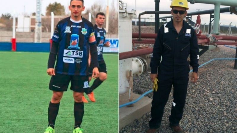 El goleador de la Copa Argentina trabaja en un yacimiento petrolífero