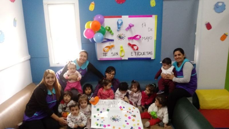 Niños del Jardín Maternal del Senado trabajaron sobre la Diversidad Sexual