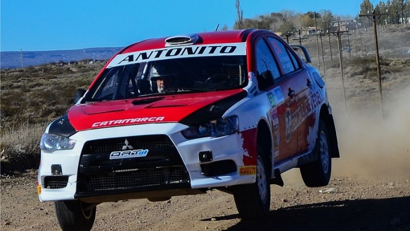 Antonio Prevedello está 3ro. en el Rally de Neuquén