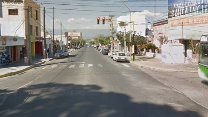 Choque en Av. Belgrano y Av. Virgen del Valle