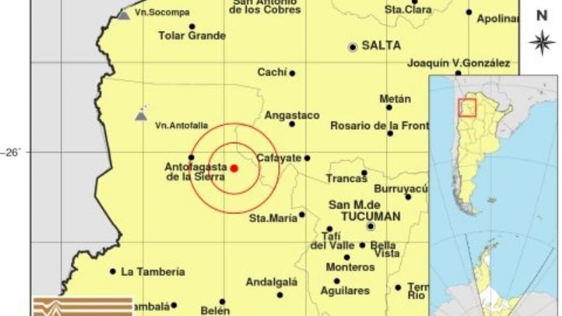 Tercer temblor en lo que va del día