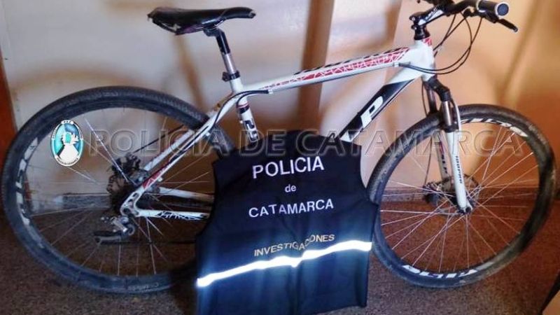 Recuperan una bicicleta robada