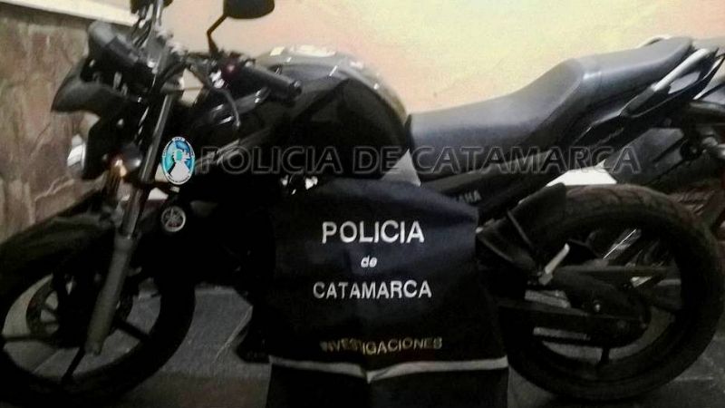 Recuperan una moto robada en el centro