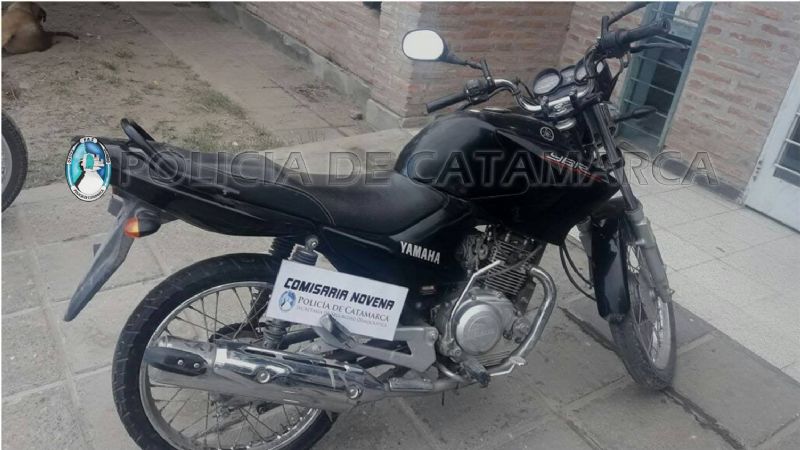 Recuperan una motocicleta sustraída en el sur de la Capital
