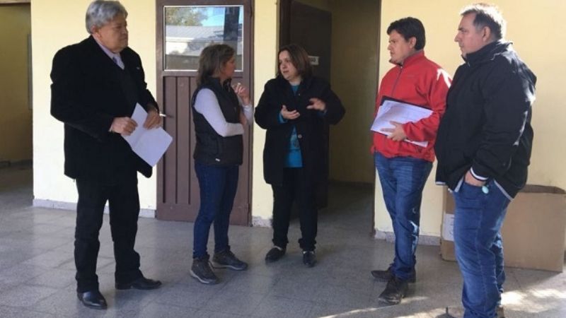 Educación relevó las condiciones edilicias de la Escuela de Piedra Blanca