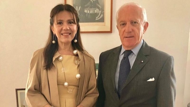 Ginocchio se entrevistó en Roma con el embajador ante el Vaticano