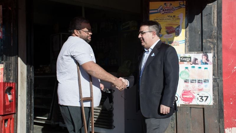 Avanzan las obras de urbanización del Bº Juan Domingo Perón