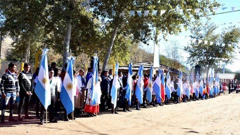 Sánchez presidió los festejos por el 25 de Mayo en Fuerte Quemado