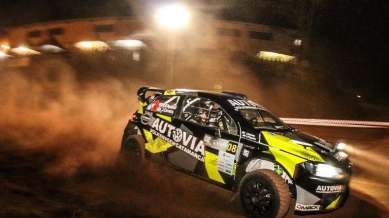 Augusto viene 2do. en la Maxi Rally del Sudamericano