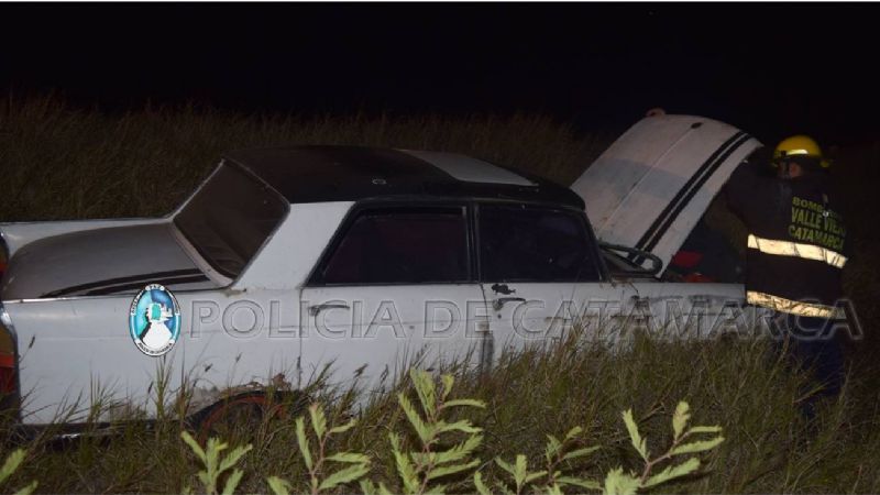 Volcó un auto en la Circunvalación
