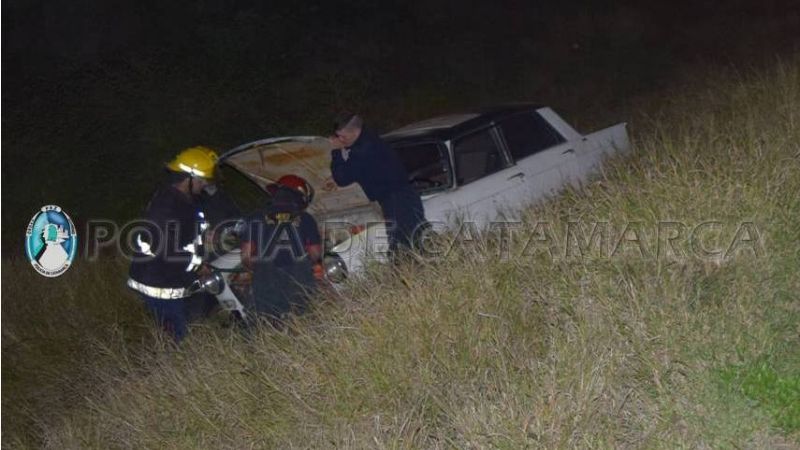 Volcó un auto en la Circunvalación