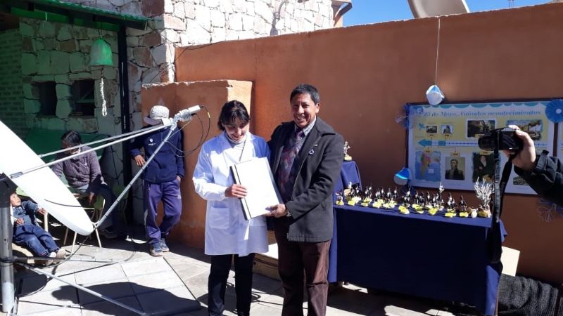 Senadores en las celebraciones por el 25 de Mayo en sus departamentos