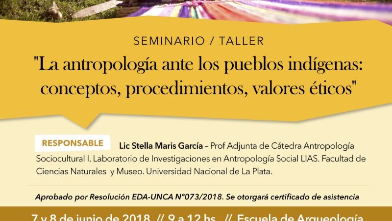 Seminario/Taller "La antropología ante los pueblos indígenas"