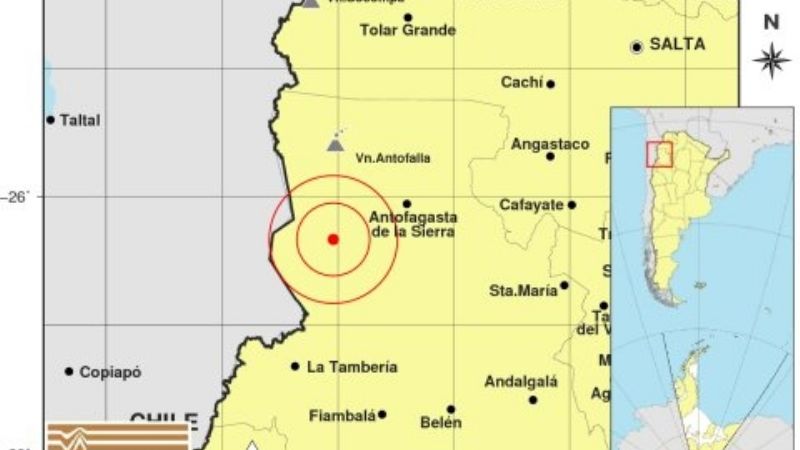 Fuertes temblores en la madrugada