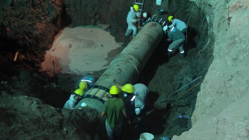 Se normaliza el servicio de agua en Valle Viejo y FME