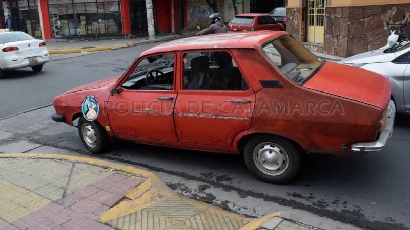 Choque con daños materiales en el centro