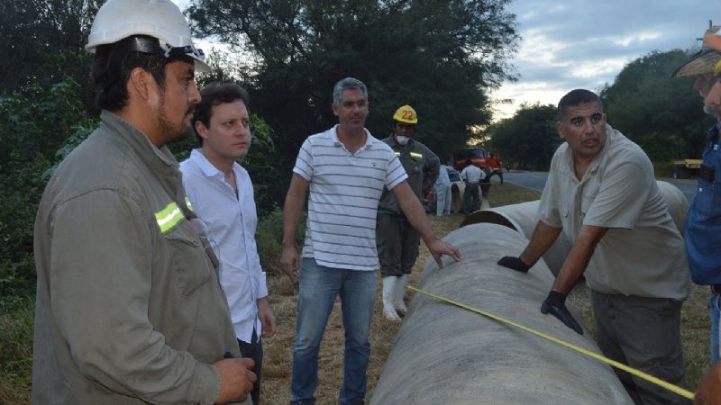 Habilitan el servicio de agua potable en las chacras