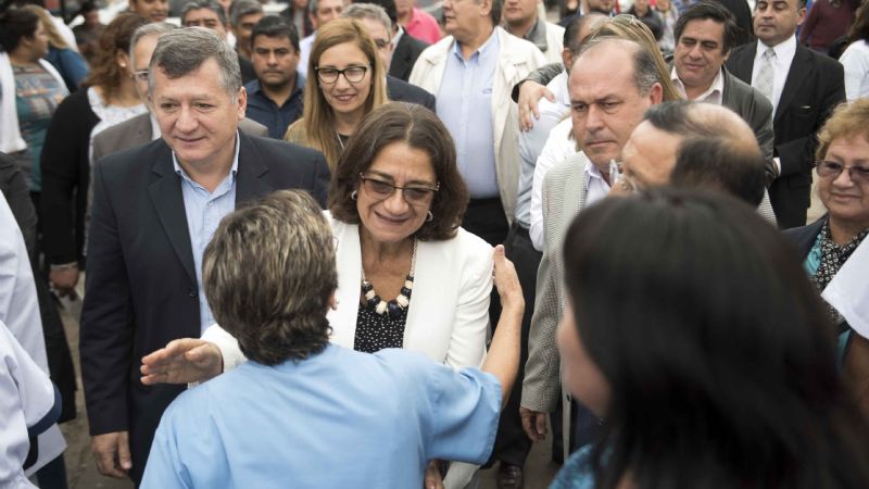 Lucía inauguró la nueva base del SAME en Chumbicha