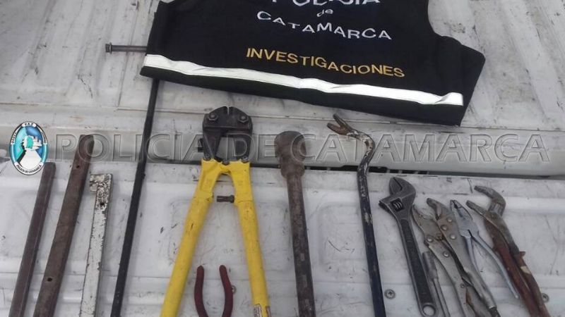 Tras un allanamiento, secuestran varias herramientas