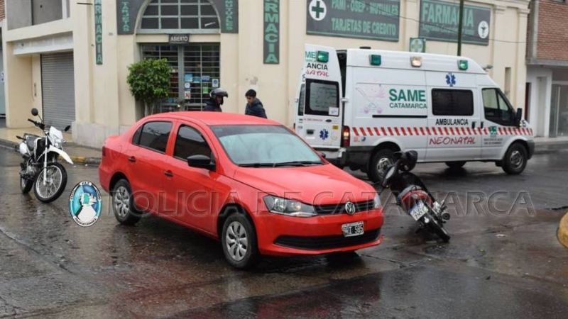 Sexagenaria herida tras un accidente en el centro