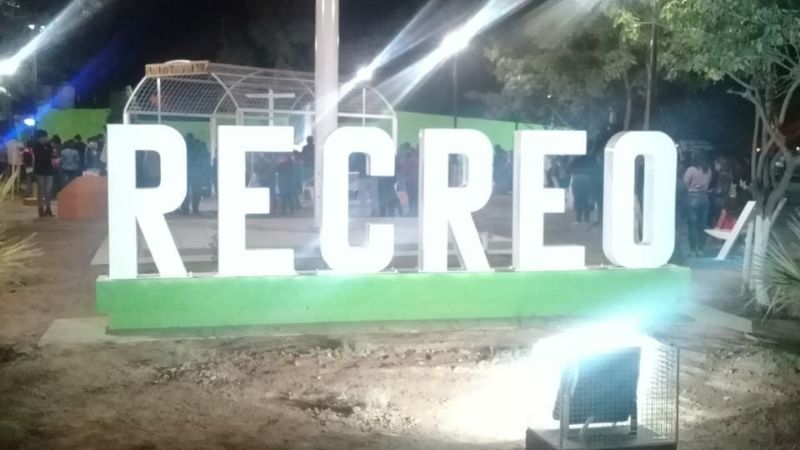Inauguraron remodelación de la plazoleta Virgen del Valle en Recreo