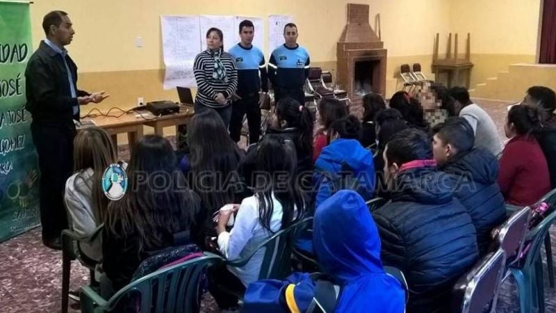 Charlas de Seguridad Vial en escuelas de Santa María