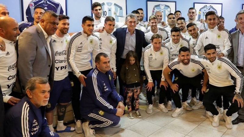 Cinco jugadores no estuvieron en la foto con Macri