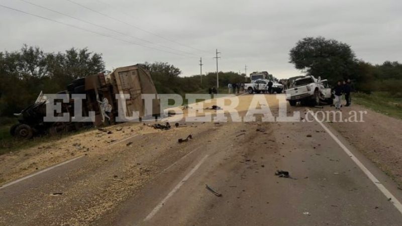 Cinco muertos por choque en Santiago del Estero