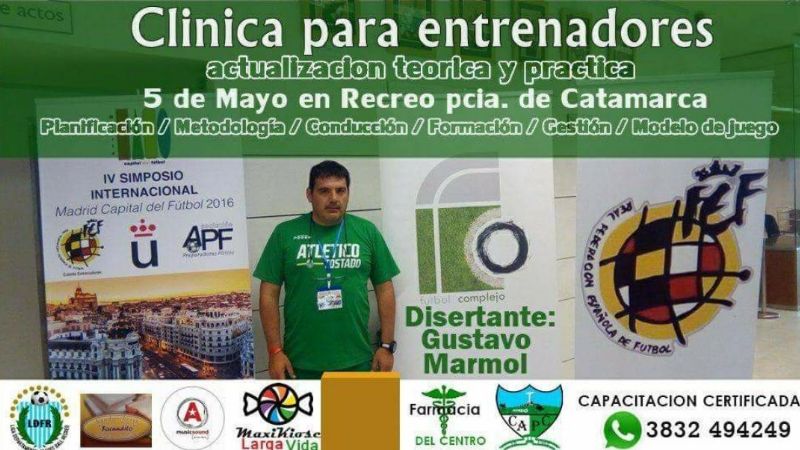 Clínica para entrenadores en el club Pedro Cano