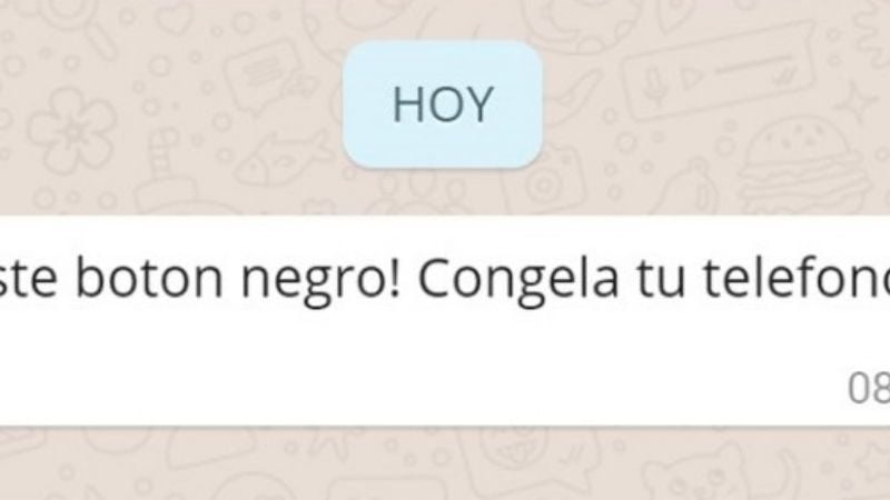 El botón negro de WhatsApp: ¿de qué se trata?