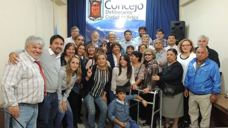 Solá Jais acompañó la asunción de la concejal Isasmendi en Belén